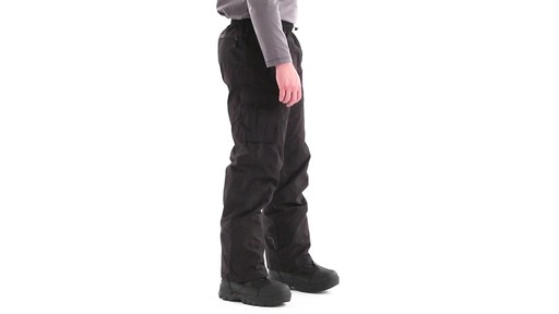 Guide Gear Men's Cargo Snow Pants 360 View - image 3 from the video