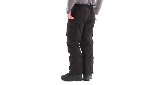 Guide Gear Men's Cargo Snow Pants 360 View - image 6 from the video