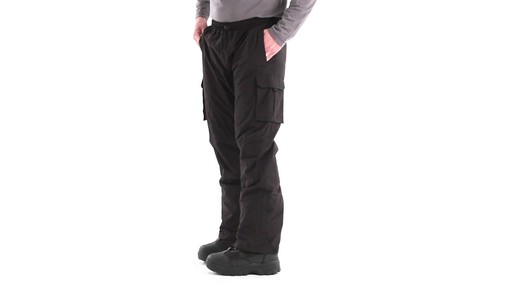 Guide Gear Men's Cargo Snow Pants 360 View - image 8 from the video