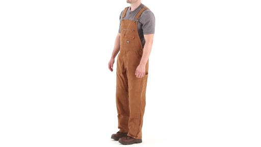 Gravel Gear Men's Duck Bib Overalls With Teflon 360 View - image 9 from the video