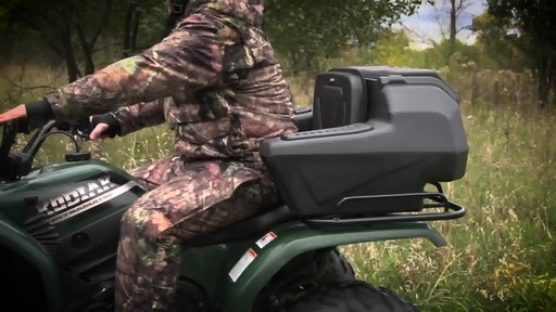 Kolpin ATV Rear Lounger with Lockable Helmet Storage Box - image 1 from the video