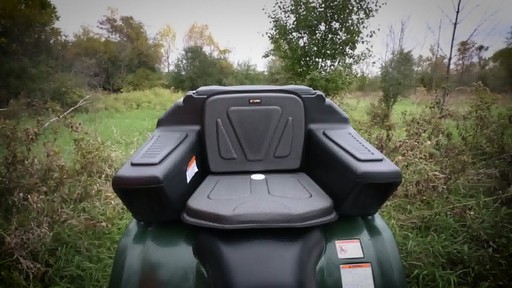 Kolpin ATV Rear Lounger with Lockable Helmet Storage Box - image 7 from the video