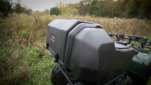Kolpin ATV Rear Lounger with Lockable Helmet Storage Box - image 8 from the video