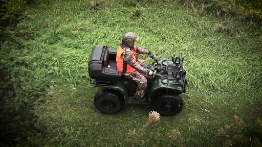 Kolpin ATV Rear Lounger with Lockable Helmet Storage Box - image 9 from the video