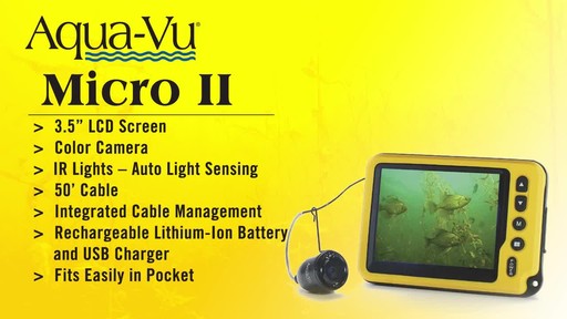 Aqua-Vu AV Micro II Underwater Camera System - image 10 from the video