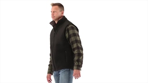Guide Gear Men's Burly Fleece Vest 360 View - image 9 from the video