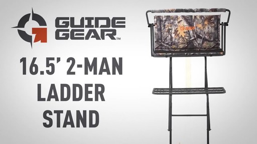 Guide Gear 16.5' 2-Man Ladder Tree Stand - image 1 from the video