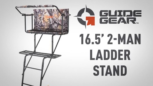 Guide Gear 16.5' 2-Man Ladder Tree Stand - image 10 from the video