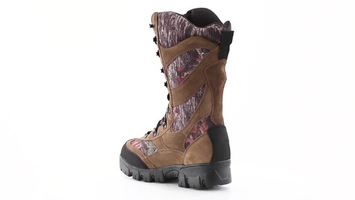 Guide Gear Giant Timber II Men's 1400 Gram Insulated Waterproof Hunting Boots Mossy Oak 360 View - image 6 from the video