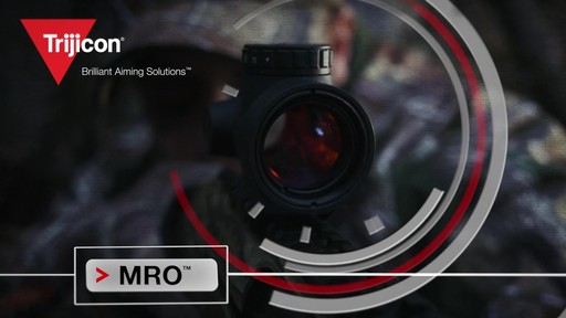 Trijicon MRO 2.0 MOA Adjustable Red Dot Scope with Full Co-Witness Mount - image 10 from the video