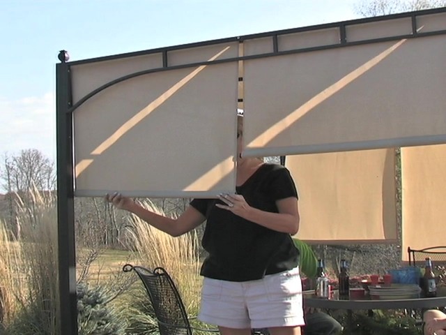 CASTLECREEK Pergola with Adjustable Shade - image 4 from the video
