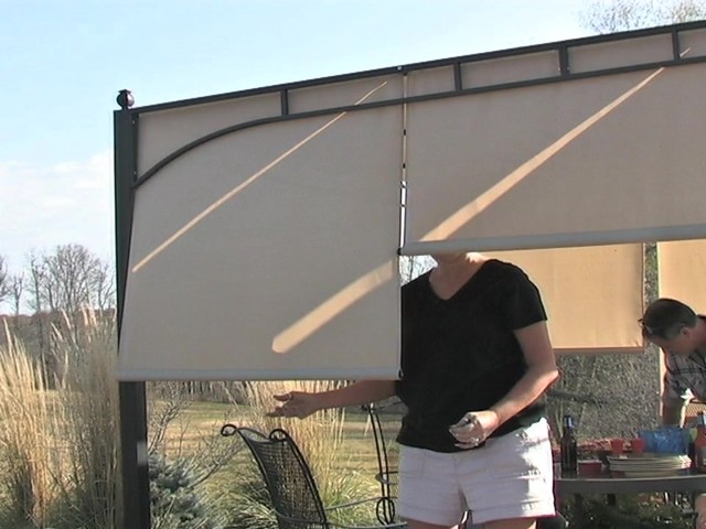 CASTLECREEK Pergola with Adjustable Shade - image 5 from the video