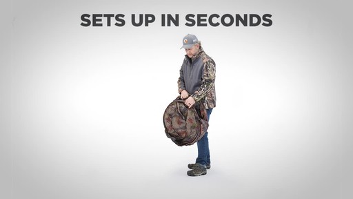 Guide Gear Super Magnum 6-Panel Spring Steel Hunting Blind - image 2 from the video