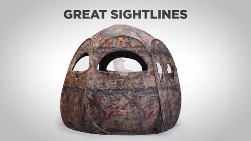 Guide Gear Super Magnum 6-Panel Spring Steel Hunting Blind - image 6 from the video