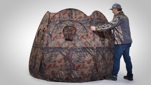 Guide Gear Super Magnum 6-Panel Spring Steel Hunting Blind - image 7 from the video