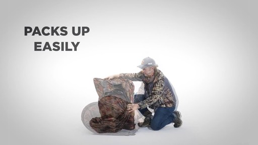 Guide Gear Super Magnum 6-Panel Spring Steel Hunting Blind - image 8 from the video
