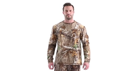 Guide Gear Men's 3T Camo Hunting Shirt Long-Sleeve 360 View - image 10 from the video