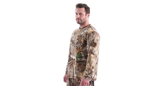 Guide Gear Men's 3T Camo Hunting Shirt Long-Sleeve 360 View - image 8 from the video