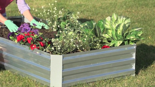 CASTLECREEK Large Galvanized Planter Box - image 1 from the video