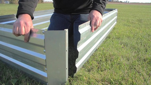 CASTLECREEK Large Galvanized Planter Box - image 2 from the video