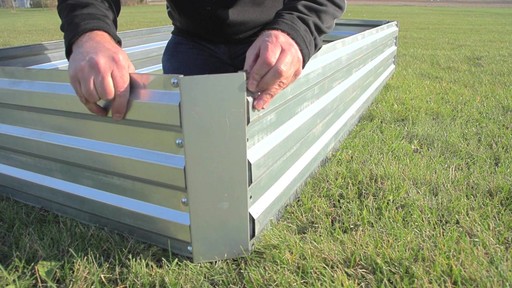 CASTLECREEK Large Galvanized Planter Box - image 3 from the video