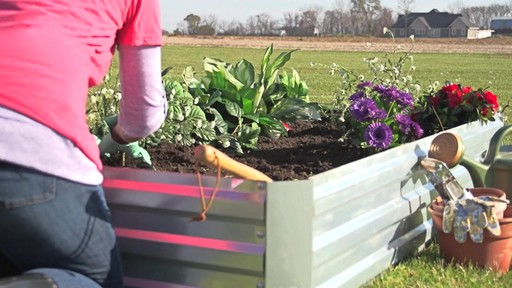 CASTLECREEK Large Galvanized Planter Box - image 5 from the video