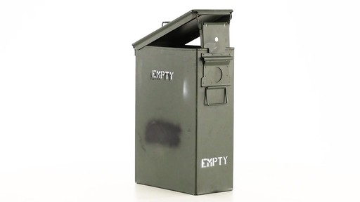 US MIL PA70 60MM AMMO CAN USED 360 VIew - image 3 from the video