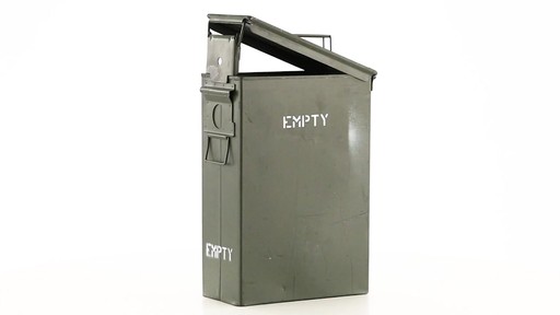 US MIL PA70 60MM AMMO CAN USED 360 VIew - image 6 from the video