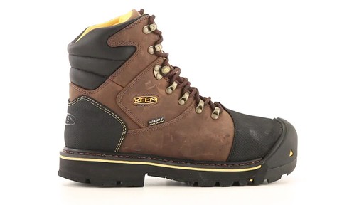 KEEN Utility Men's Milwaukee Waterproof Steel Toe Work Boots 360 View - image 10 from the video