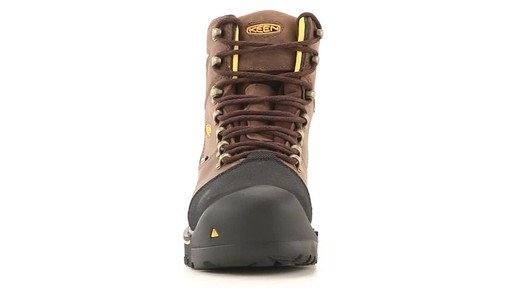 KEEN Utility Men's Milwaukee Waterproof Steel Toe Work Boots 360 View - image 2 from the video