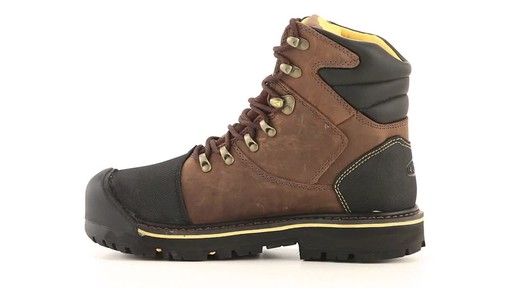 KEEN Utility Men's Milwaukee Waterproof Steel Toe Work Boots 360 View - image 5 from the video