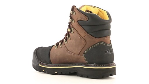 KEEN Utility Men's Milwaukee Waterproof Steel Toe Work Boots 360 View - image 6 from the video