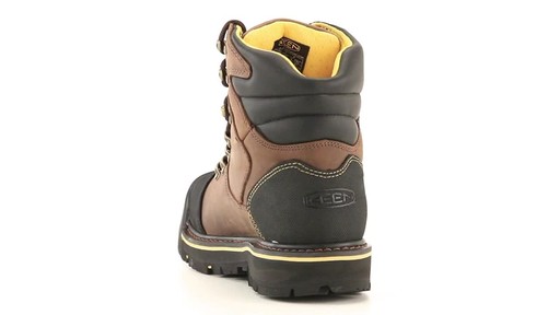 KEEN Utility Men's Milwaukee Waterproof Steel Toe Work Boots 360 View - image 7 from the video