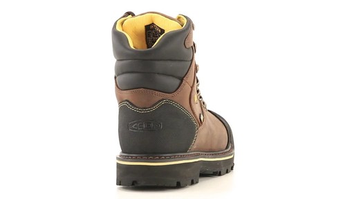 KEEN Utility Men's Milwaukee Waterproof Steel Toe Work Boots 360 View - image 8 from the video