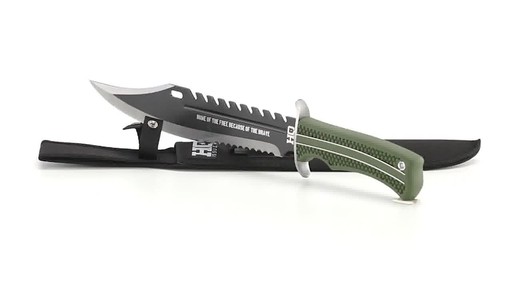HQ ISSUE Freedom Tactical Bowie Knife 360 View - image 6 from the video