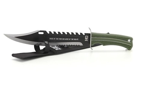 HQ ISSUE Freedom Tactical Bowie Knife 360 View - image 7 from the video
