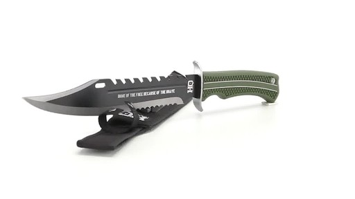 HQ ISSUE Freedom Tactical Bowie Knife 360 View - image 8 from the video