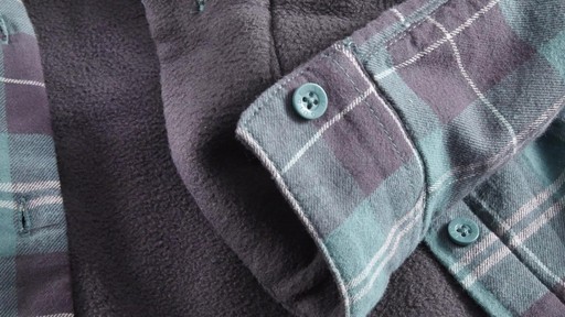 Guide Gear Women's Fleece-Lined Flannel Shirt 360 View - image 9 from the video