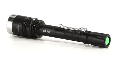 Guard Dog? Solaire 900 - lumen Rechargeable Tactical Flashlight 360 View - image 9 from the video
