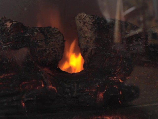 CASTLECREEK Mission-style Media Stand Fireplace Heater, Dark Oak - image 1 from the video