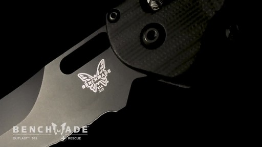 Benchmade 365 Outlast Option Lock Dual Blade Rescue Knife - image 3 from the video
