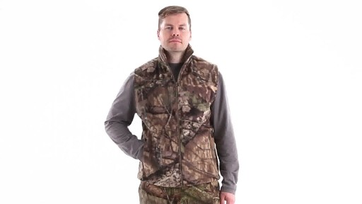 Guide Gear Men's Whist Hunting Vest with W3 Fleece 360 View - image 10 from the video