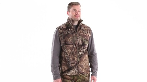 Guide Gear Men's Whist Hunting Vest with W3 Fleece 360 View - image 2 from the video