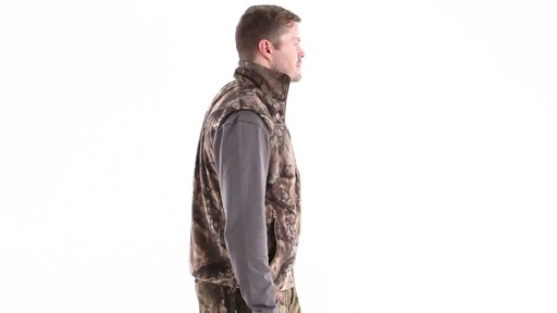Guide Gear Men's Whist Hunting Vest with W3 Fleece 360 View - image 3 from the video
