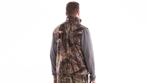 Guide Gear Men's Whist Hunting Vest with W3 Fleece 360 View - image 5 from the video