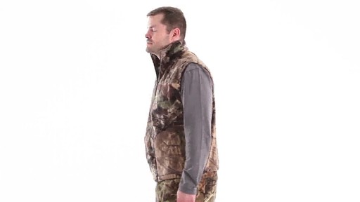Guide Gear Men's Whist Hunting Vest with W3 Fleece 360 View - image 8 from the video