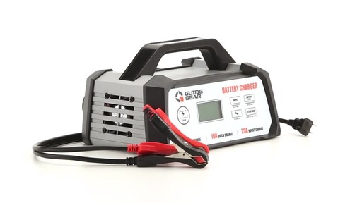 Guide Gear 25A 12V Smart Battery Charger with Start Aid Function 360 View - image 4 from the video