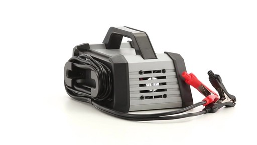 Guide Gear 25A 12V Smart Battery Charger with Start Aid Function 360 View - image 6 from the video
