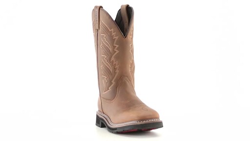 Guide Gear Men's Square Toe Pull-On Western Boots 360 View - image 1 from the video