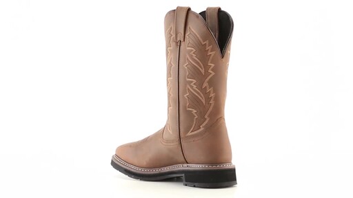 Guide Gear Men's Square Toe Pull-On Western Boots 360 View - image 6 from the video